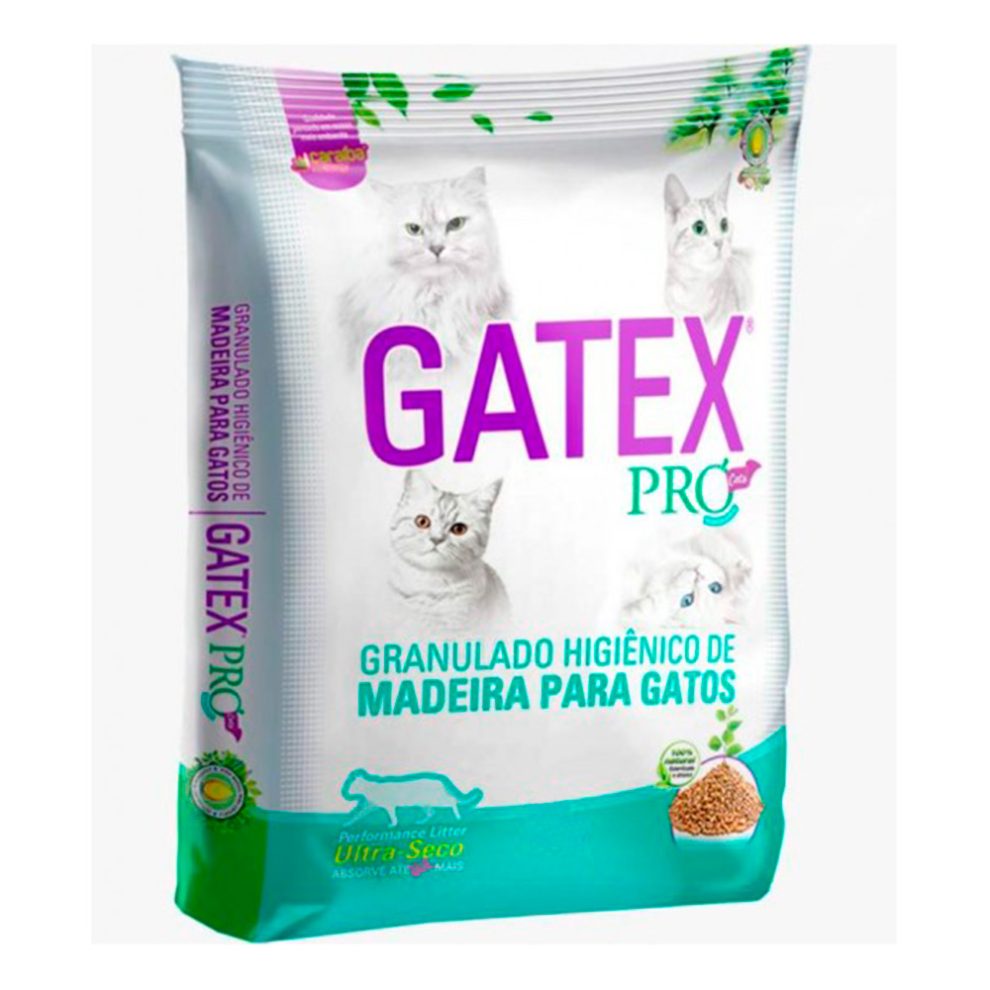 Granulado Higi Nico De Madeira Para Gatos Gatex Kg Popular Pet