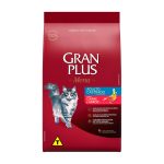Ração GranPlus Gatos Adultos Castrados Carne e Arroz - 10,1kg
