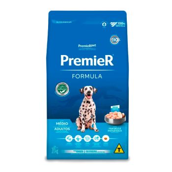 Ração Premier Fórmula para Cães Adultos Porte Médio Frango 20kg