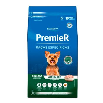 Ração Premier Raças Específicas Yorkshire Para Cães Adultos Frango 1kg