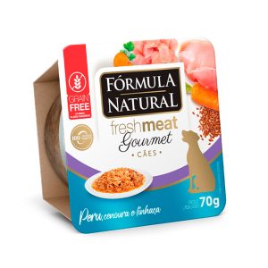 Ração Úmida Fórmula Natural Fresh Meat Gourmet Para Cães Peru 70g