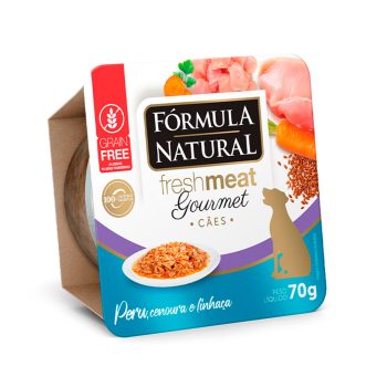 Ração Úmida Fórmula Natural Fresh Meat Gourmet Para Cães Peru 70g