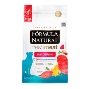 Ração Fórmula Natural Freshmeat Gatos Adultos Castrados Carne 1kg