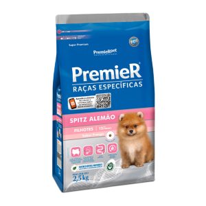Ração Premier Raças Específicas Cães Filhotes Spitz Alemão Frango 2,5kg