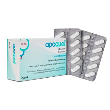 Apoquel 16mg Tratamento Para Coceira em Cães Zoetis
