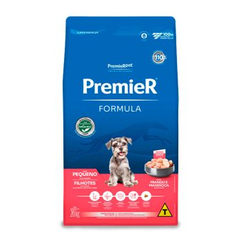 Ração Premier Fórmula para Cães Filhotes de Raças Pequenas Sabor Frango 20kg
