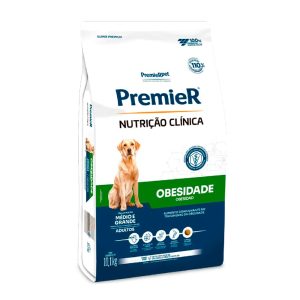 Ração Premier Nutrição Clínica Obesidade Cães Adultos Porte Médio e Grande 10,1kg