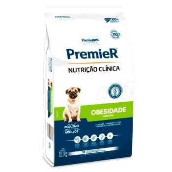 Ração Premier Nutrição Clínica Obesidade Cães Adultos Porte Pequeno 10,1kg