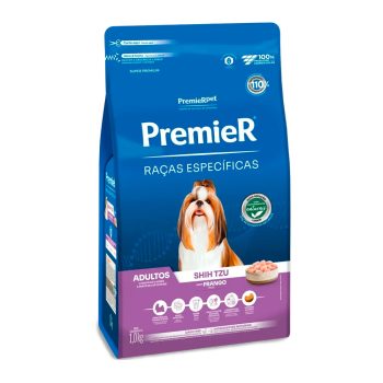 Ração Premier Raças Específicas Para Cães Adultos Shih Tzu Sabor Frango 1kg