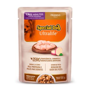 Ração Úmida Special Dog Ultralife Sachê Cães Adultos Raças Pequenas Sabor Frango ao Molho 100g