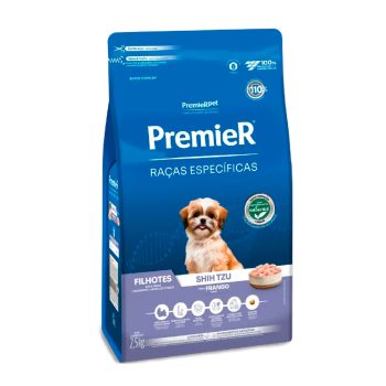 Ração Premier Raças Específicas Cães Filhotes Shih Tzu Frango 2,5kg