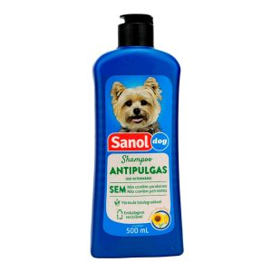 Shampoo Sanol Antipulgas Para Cães 500ml