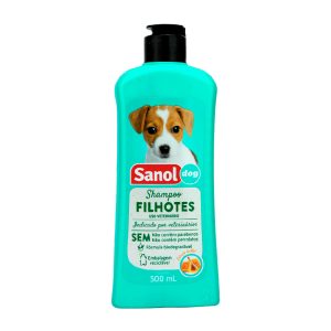 Shampoo Sanol Dog Para Cães Filhotes 500ml