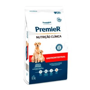 Ração Premier Nutrição Clínica Gastrointestinal Cães Filhotes e Adultos Porte Médio e Grande 10,1kg