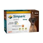Simparic Antipulgas e Carrapatos Para Cães 40,1 a 60kg - 1 Comprimidos