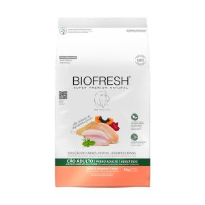Ração Biofresh Para Cães Adultos de Raças Pequenas e Mini Seleção de Carnes, Frutas e Legumes 3kg