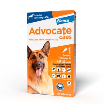 Antipulgas Advocate Para Cães De 25 A 40kg 4,0mL 1 Pipeta