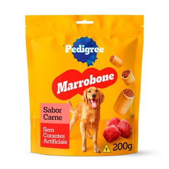 Biscoito Pedigree Biscrok Marrobone Para Cães Adultos Sabor Carne 200g