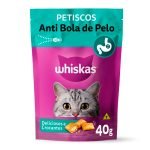 Petisco Whiskas Temptations Anti Bola de Pelo Gatos Adultos - 40g