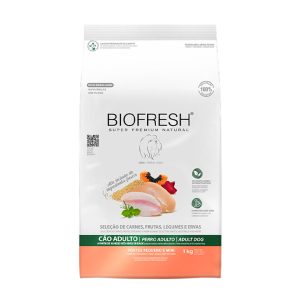 Ração Biofresh Para Cães Adultos de Raças Pequenas e Mini Seleção de Carnes, Frutas e Legumes 1kg