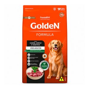 Ração Golden Fórmula Cães Adultos Carne e Arroz 3kg