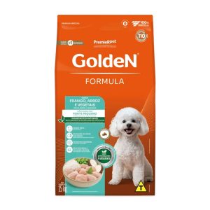 Ração Golden Fórmula Mini Bits Cães Adultos Porte Pequeno Frango e Arroz 15kg