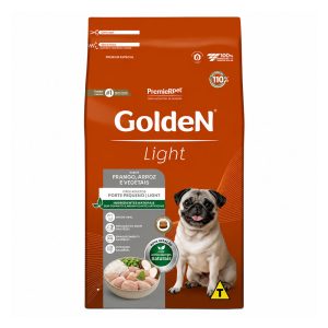 Ração Golden Fórmula Light Mini Bits Cães Adultos Porte Pequeno Frango e Arroz 10,1kg