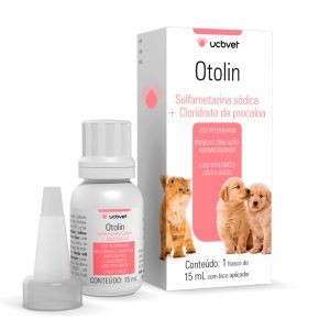 Otolin Para Cães e Gatos UCB Vet 15ml