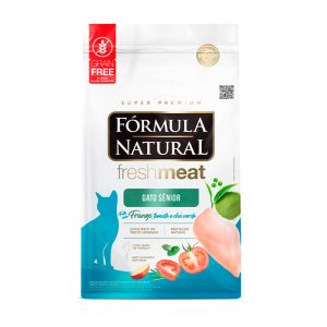 Ração Fórmula Natural Freshmeat Gatos Sênior Frango 1kg