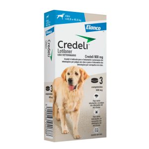 Credeli Antipulgas 900mg Para Cães 22kg A 45kg 3 Comprimidos