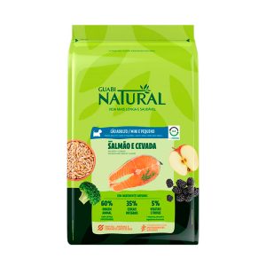 Ração Guabi Natural Cães Adultos Porte Mini e Pequeno Salmão e Cevada 1kg