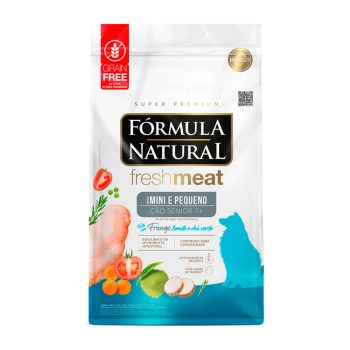 Ração Fórmula Natural Freshmeat para Cães Sênior de Pequeno Porte Frango 7kg