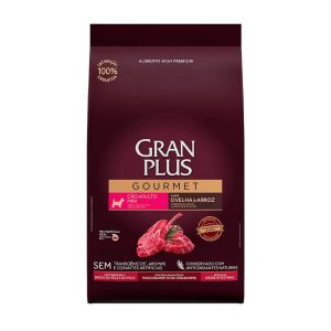 Ração GranPlus Gourmet Cães Adultos Porte Mini Ovelha e Arroz 3kg