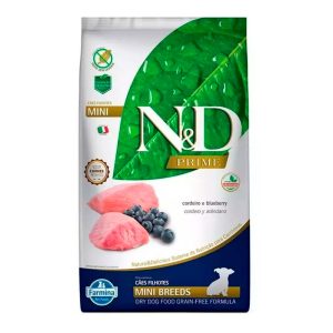 Ração N&D para Cães Filhotes De Raças Pequenas Cordeiro e Blueberry 800g