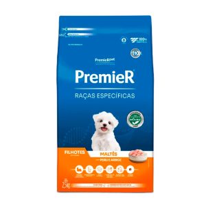Ração Premier Raças Específicas Maltês Filhotes Peru e Arroz 2,5kg