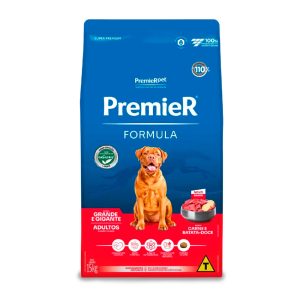 Ração Premier Fórmula Cães Adultos Porte Grande e Gigante Carne 15kg
