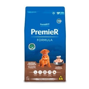 Ração Premier Fórmula Cães Filhotes Porte Grande e Gigante Frango 15kg