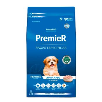 Ração Premier Raças Específicas Cães Filhotes Lhasa Apso 2,5kg