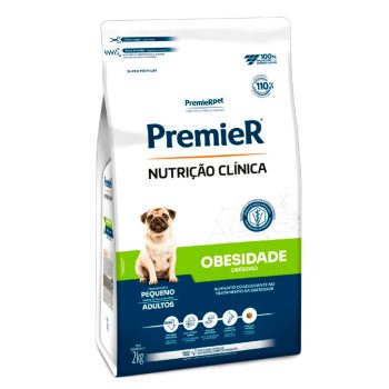 Ração Premier Nutrição Clínica Obesidade Cães Adultos Porte Pequeno 2kg