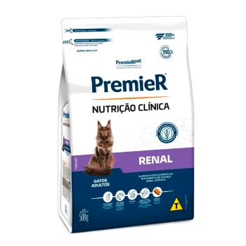 Ração Premier Nutrição Clínica Renal Para Gatos Adultos 500g