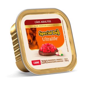 Ração Úmida Special Dog Ultralife Patê Cães Adultos Sabor Carne 150g