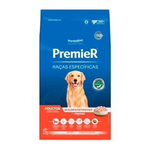 Ração Premier Raças Específicas Cães Adultos Golden Retriever Frango 12kg