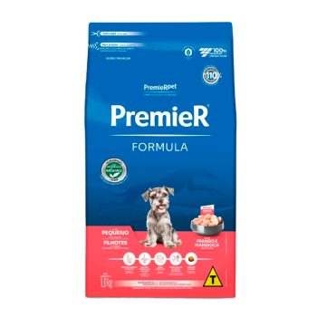 Ração Premier Fórmula para Cães Filhotes de Raças Pequenas Sabor Frango 1kg