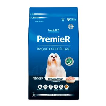 Ração Premier Raças Específicas Cães Adultos Lhasa Apso Frango 1kg