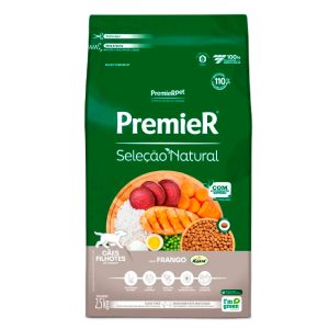 Ração Premier Seleção Natural Cães Filhotes Frango 2,5kg