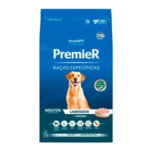 Ração Premier Raças Específicas Labrador Cães Adultos Frango 12kg