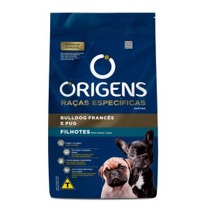 Ração Origens Raças Específicas Para Bulldog Francês e Pug Filhotes 1kg