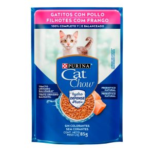 Ração Úmida Cat Chow Gatos Filhotes Frango Ao Molho 85g