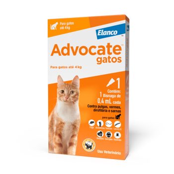 Antipulgas Advocate Para Gatos Até 4kg 0,4mL 1 Pipeta