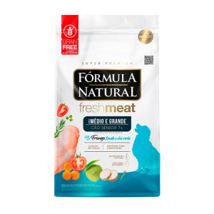 Ração Fórmula Natural Freshmeat Cães Sênior Porte Médio e Grande Frango 12kg